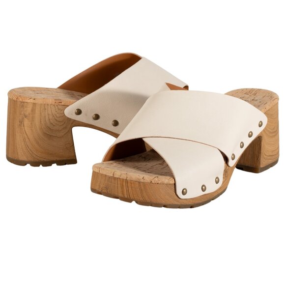 Kork-Ease Women's Tatum Leather 2-3/4" Heel Winter White, 10M US - Picture 6 of 13